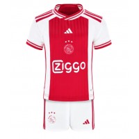 Camisa de time de futebol Ajax Replicas 1º Equipamento Infantil 2023-24 Manga Curta (+ Calças curtas)